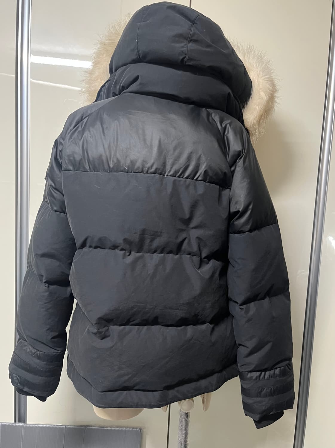 아디다스 퍼 숏패딩 상품이미지2