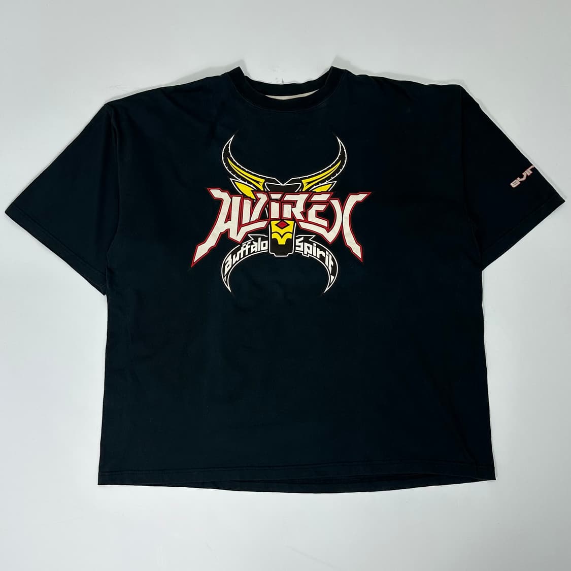 90‘s avirex cow big t-shirt 상품이미지5