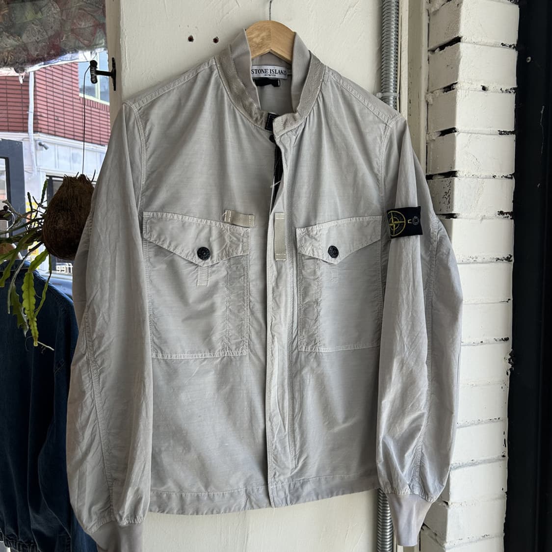 16436 - 스톤아일랜드 가먼트 다이 봄버 자켓 상품이미지2