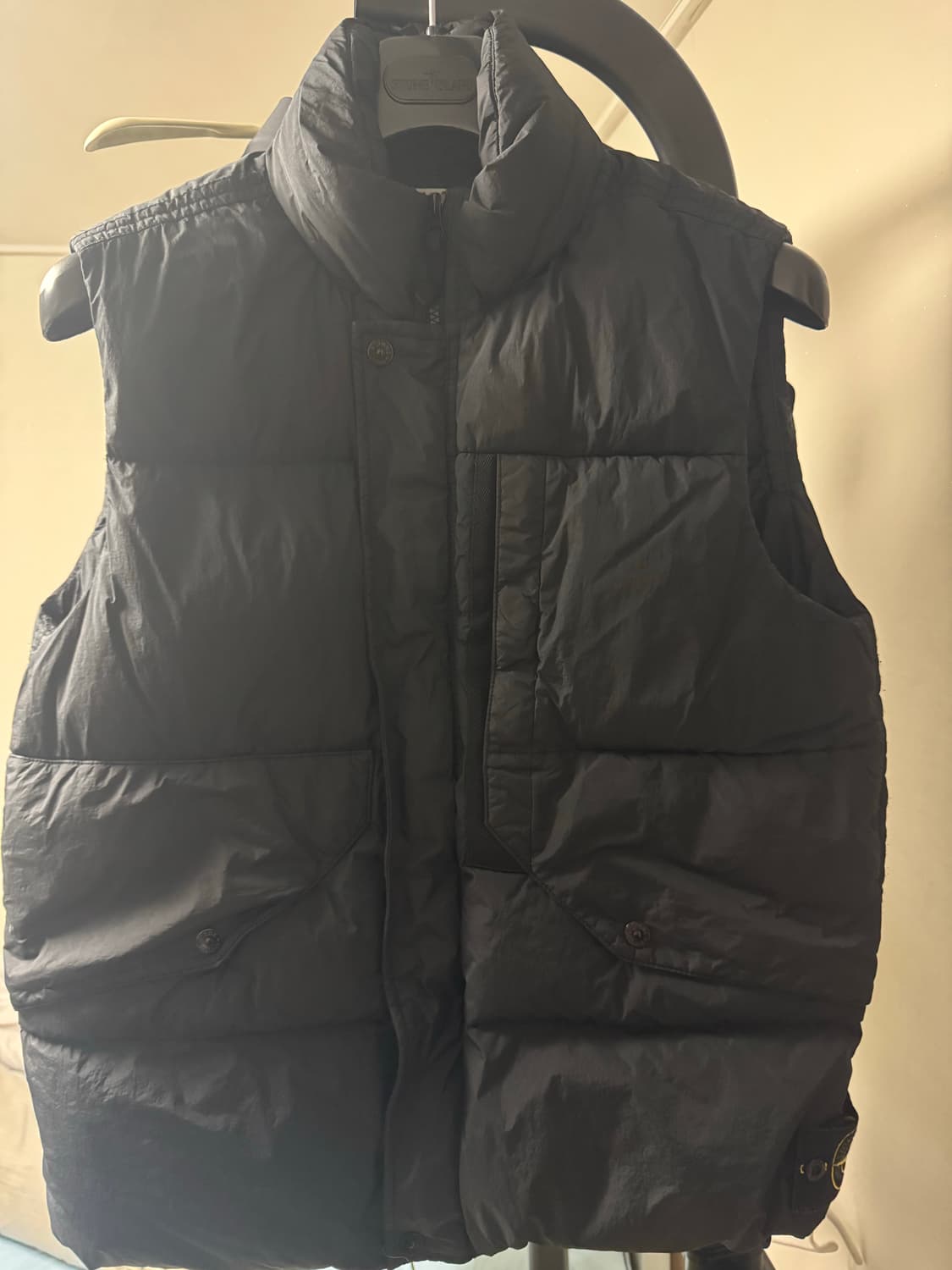 스톤아일랜드 조끼패딩 블랙 M 상품이미지1