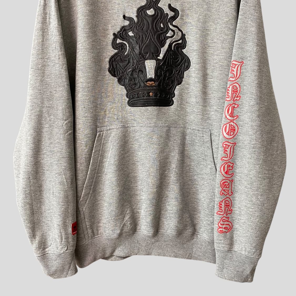 (L)90s Y2K JNCO 징코 크라운 후드티셔츠 상품이미지5