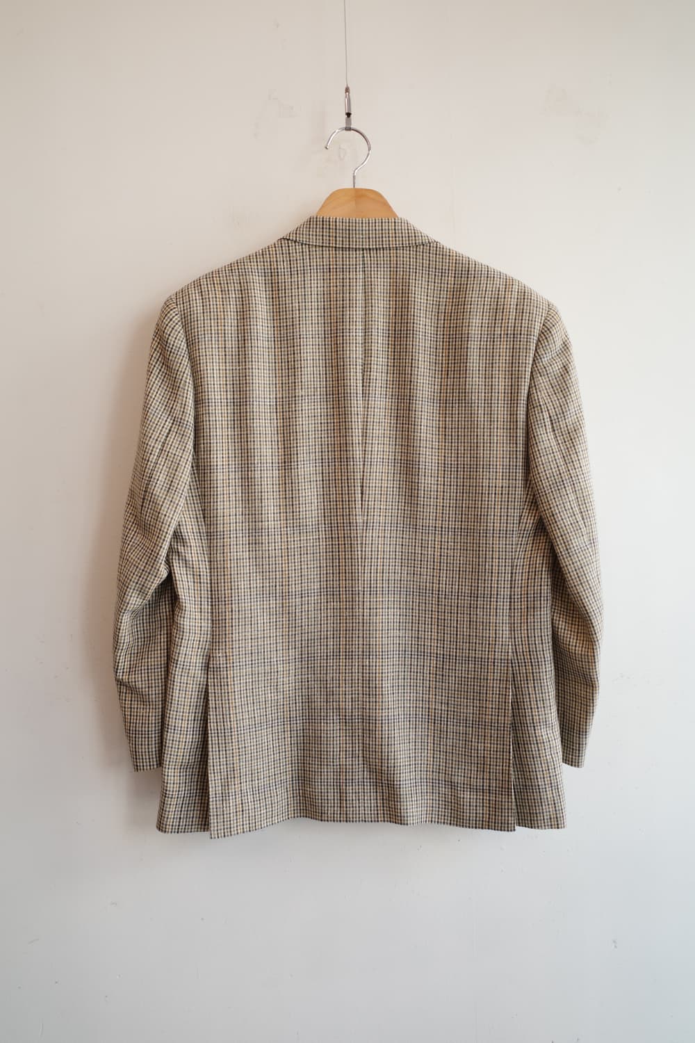 DAKS 닥스 울&리넨 체크패턴 자켓  상품이미지8