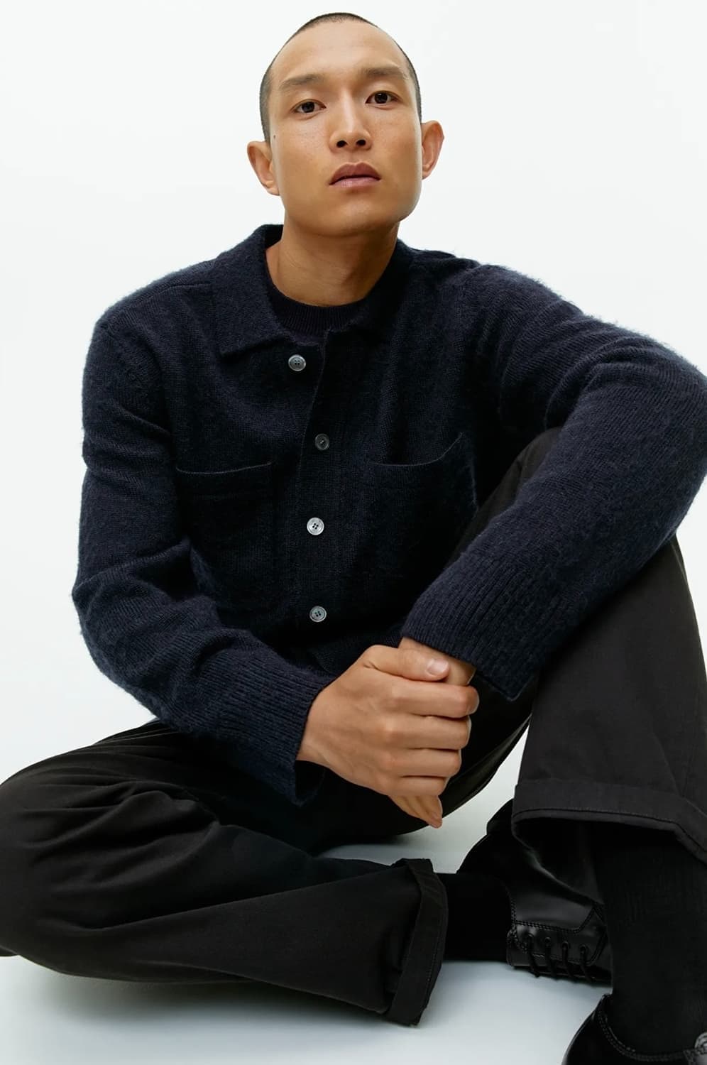 아르켓 부클 니트 가디건 상품이미지1