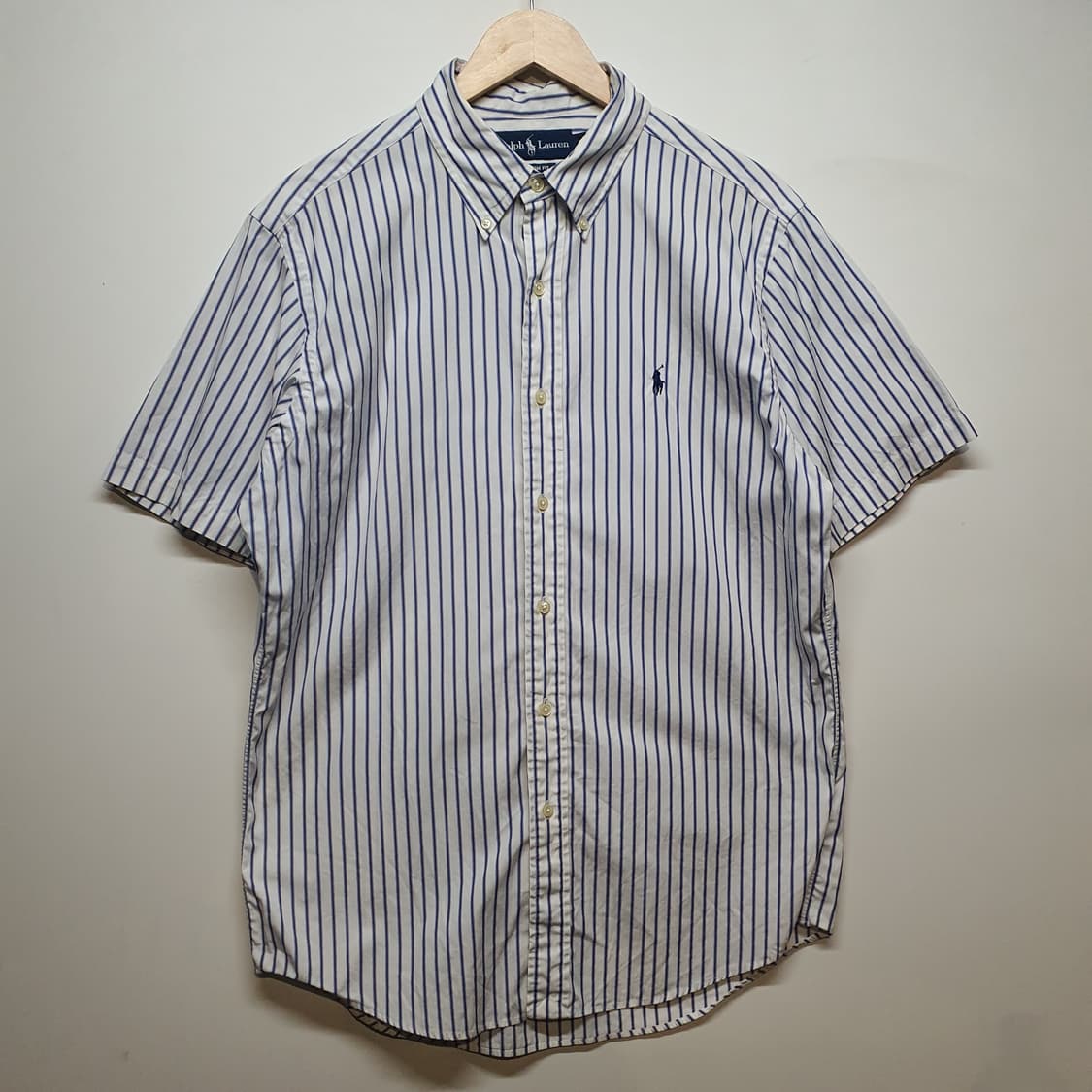 폴로 랄프로렌 스트라이프 반팔 셔츠 상품이미지1