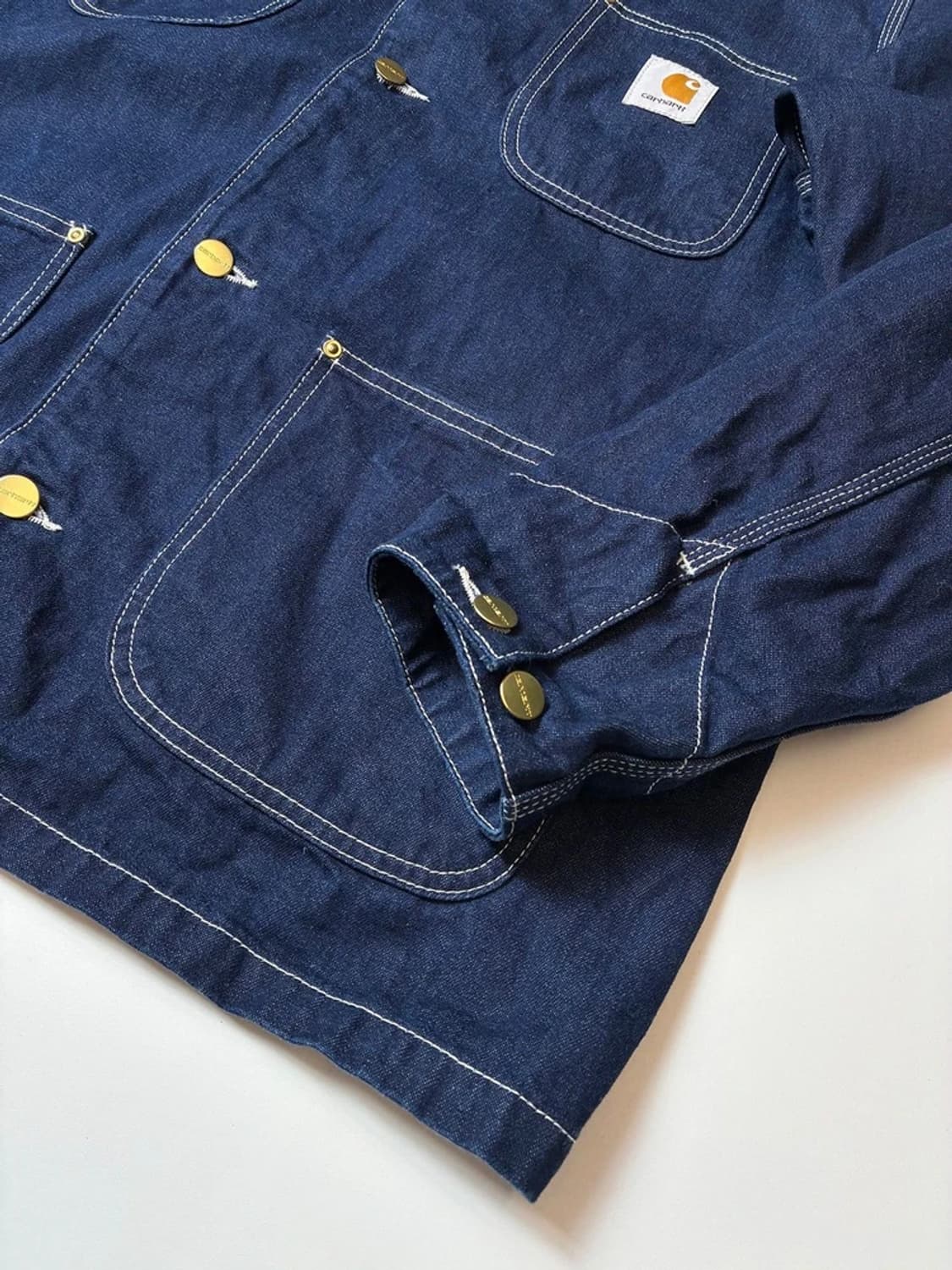 칼하트 WIP 19ss 데님 미시건 초어 자켓 PN8217 상품이미지5