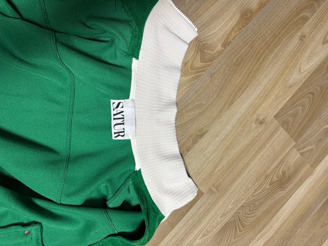 세터 벨루어 숏 트랙 자켓(펀 그린) XL 상품이미지3
