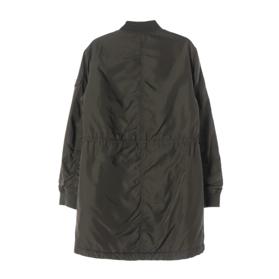 버커루 오렌지 배색 누빔 롱 항공점퍼 XL 상품이미지3