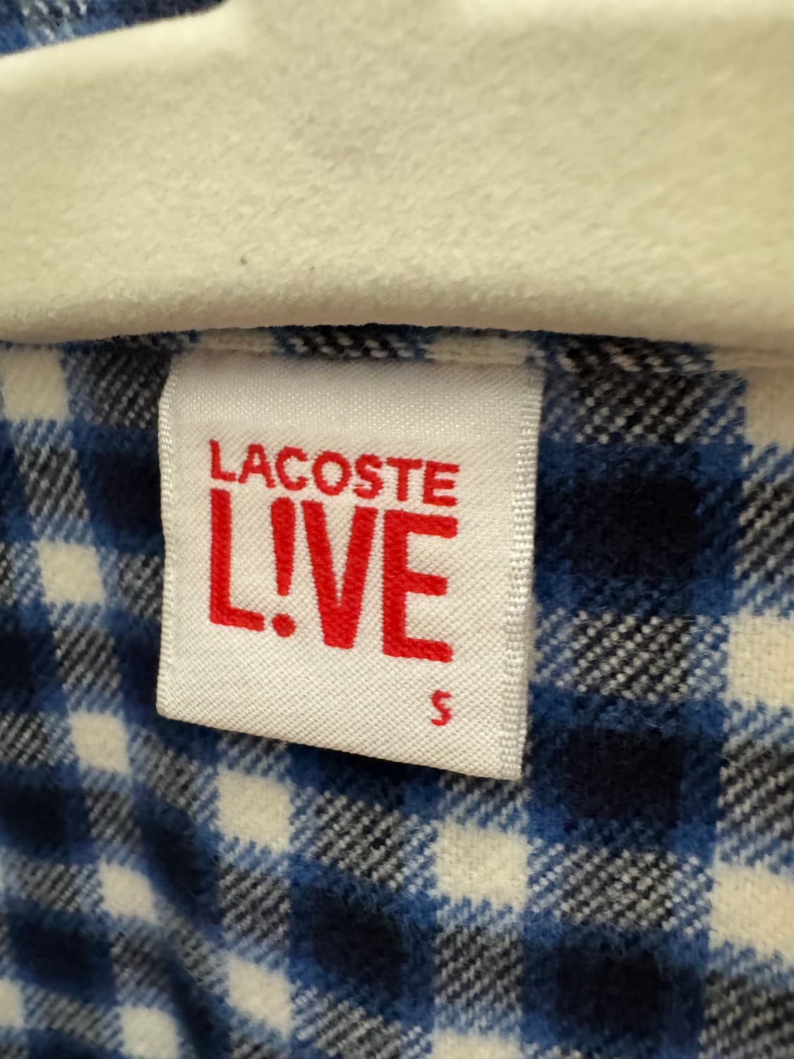 LACOSTE L!VE 라코스테 라이브 체크 플란넬 셔츠 상품이미지4