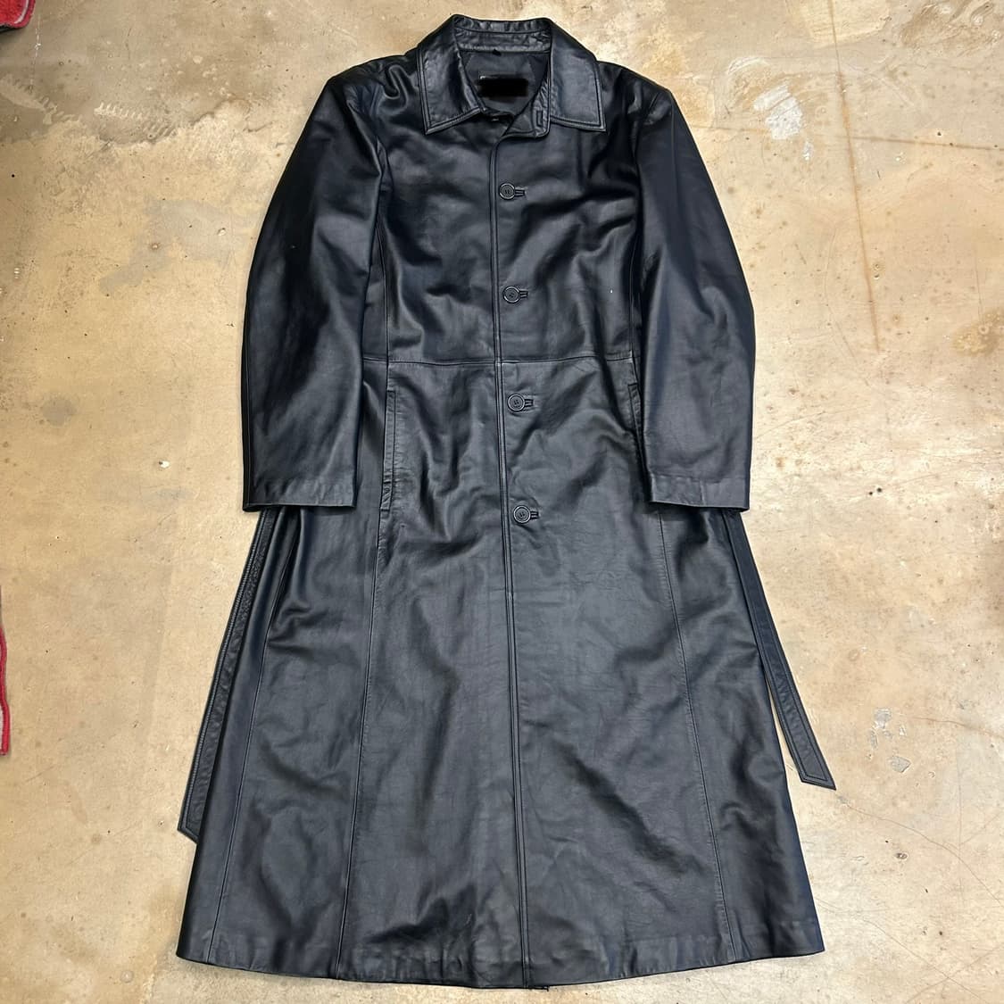 XL vtg 쉽스킨 롱코트 상품이미지2