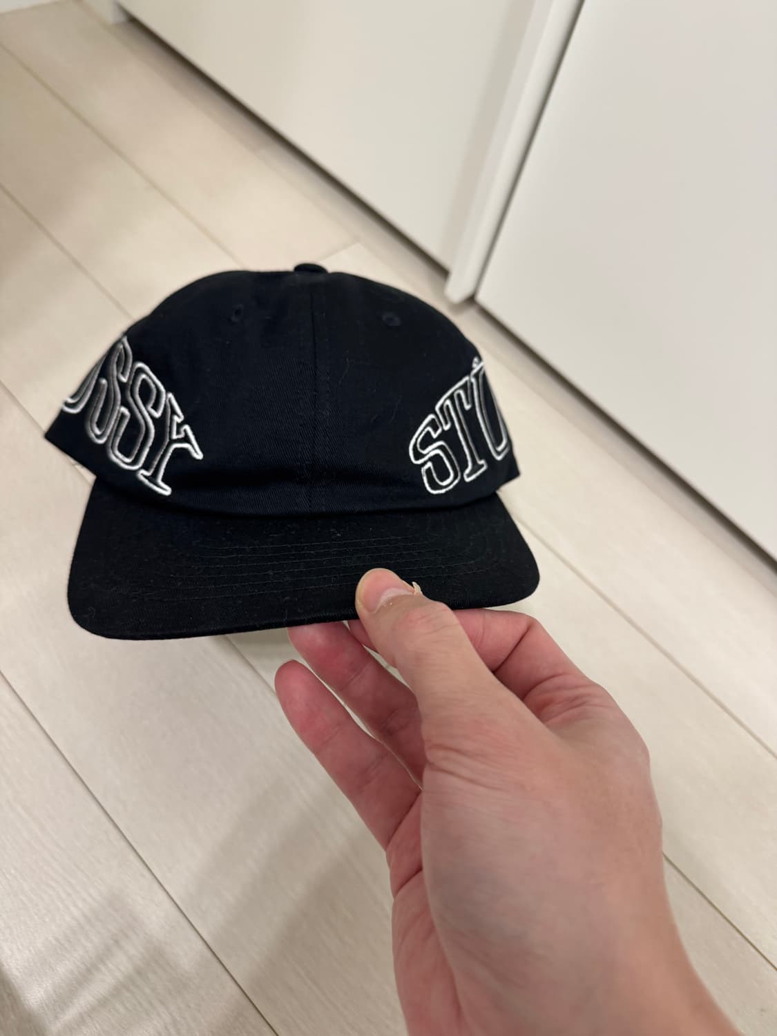 스투시 로우 프로 아크 스트랩백 블랙 볼캡 상품이미지3