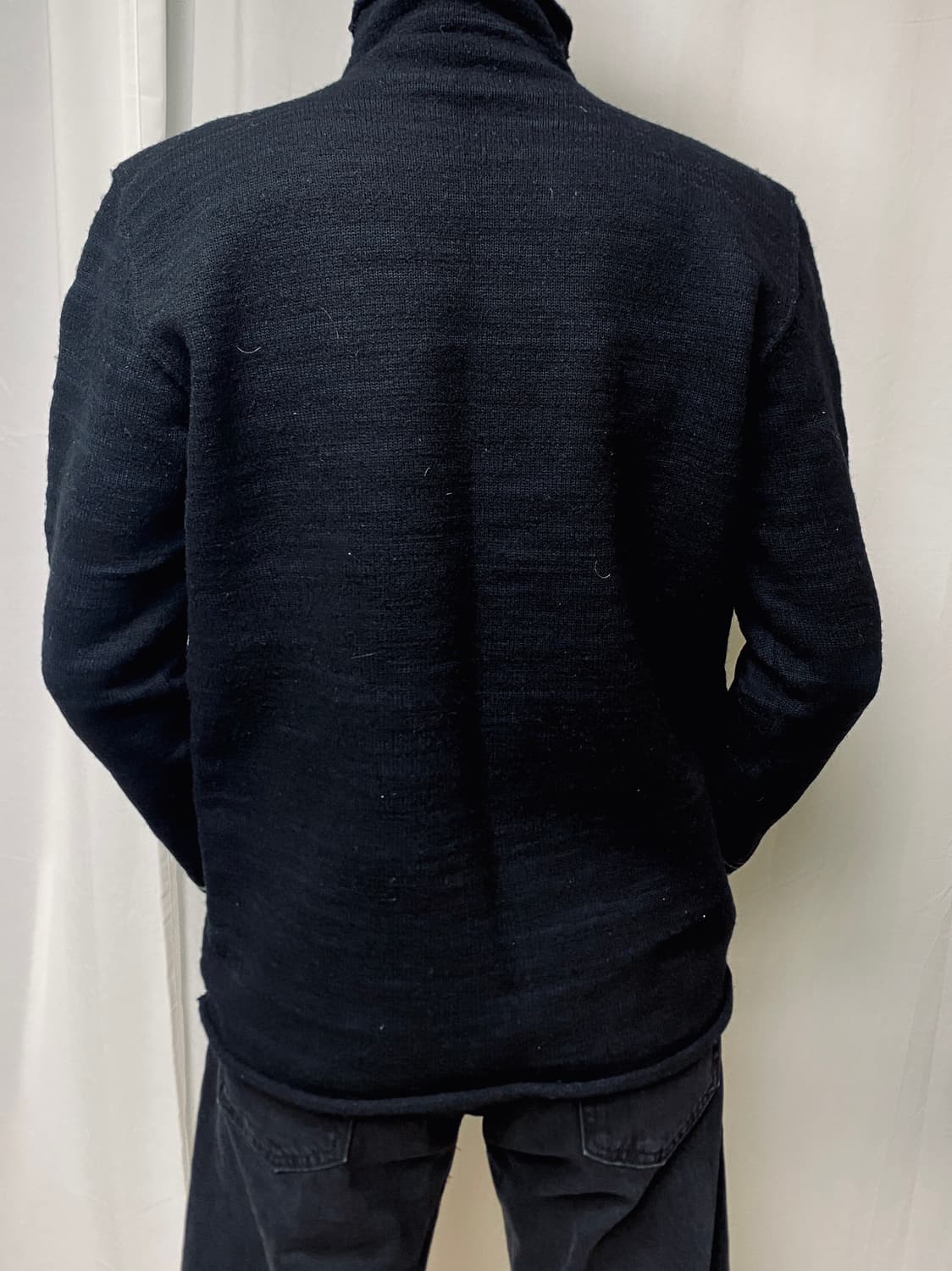 스톤아일랜드 블랙 터틀넥 스웨터 105 XL 상품이미지2