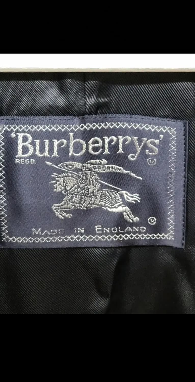 버버리 트렌치코트 네이비 싱글 내피세트 빅사이즈 매장판  상품이미지3