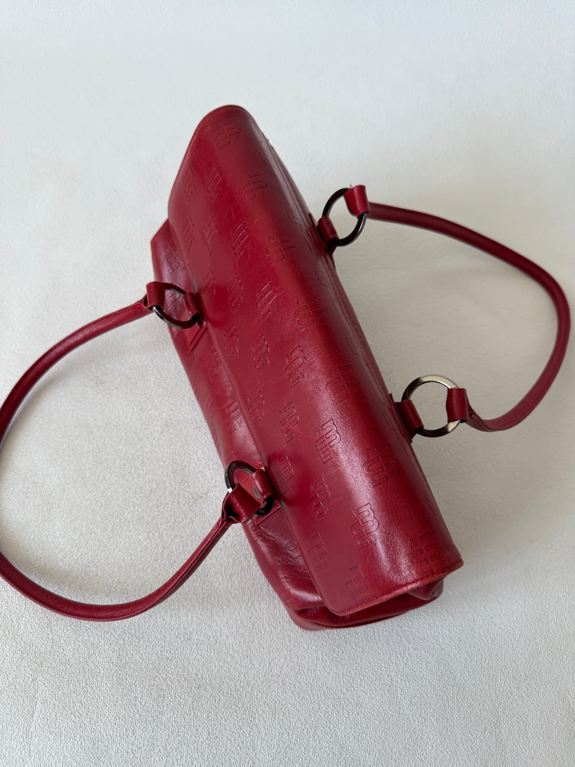 Pre owned 레더 숄더백 상품이미지4