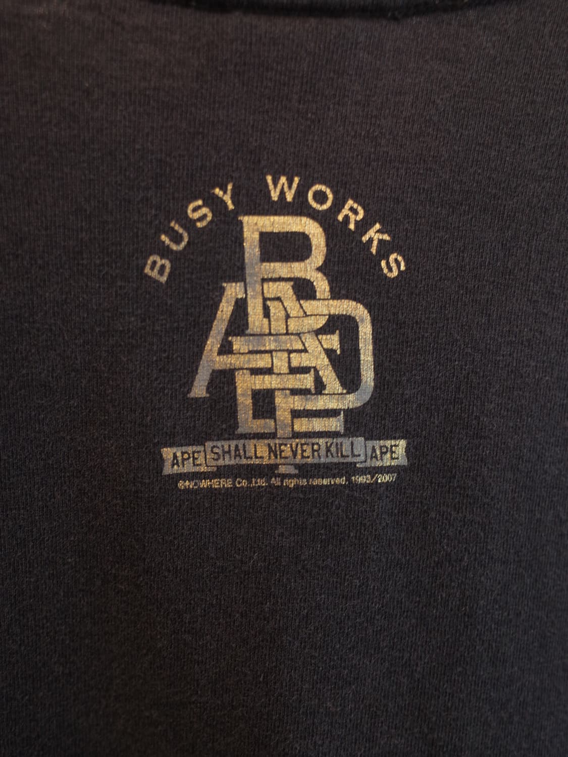 BAPE베이프 빈티지 프린팅 티셔츠(Japan made 상품이미지9