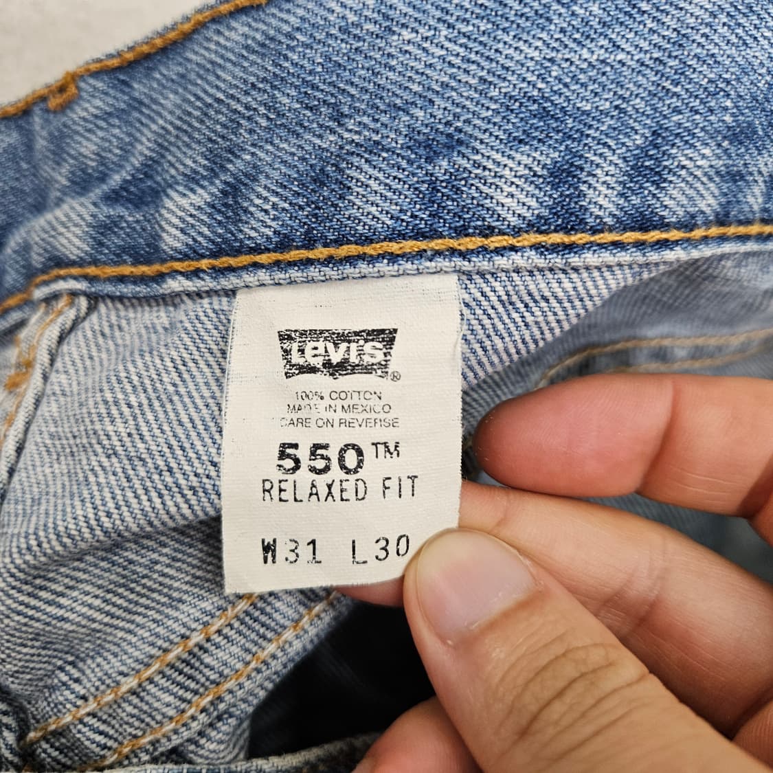 90s 리바이스 550 데님 31 30 상품이미지7
