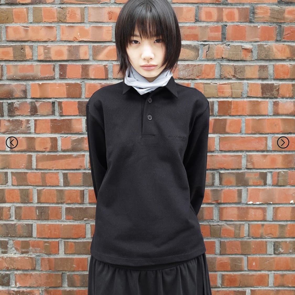 지초이 컴포트 26-001 PK SHIRT (BLACK) 상품이미지2