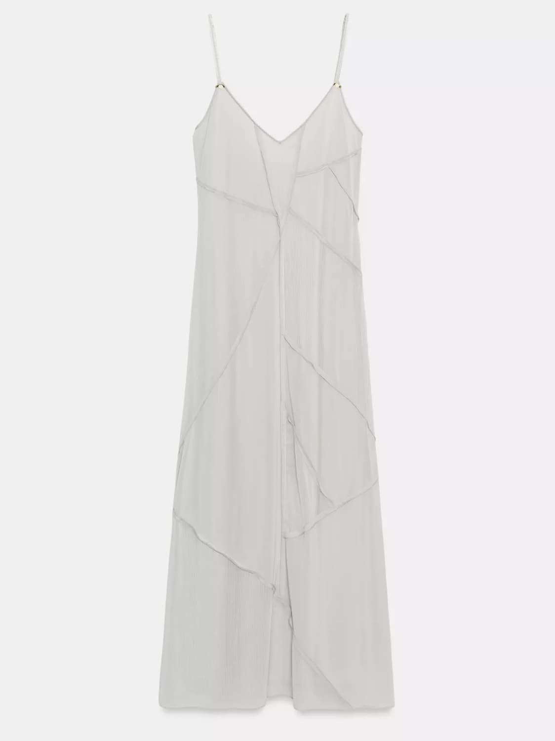 자라 ZARA COMBINED MIDI DRESS 상품이미지2