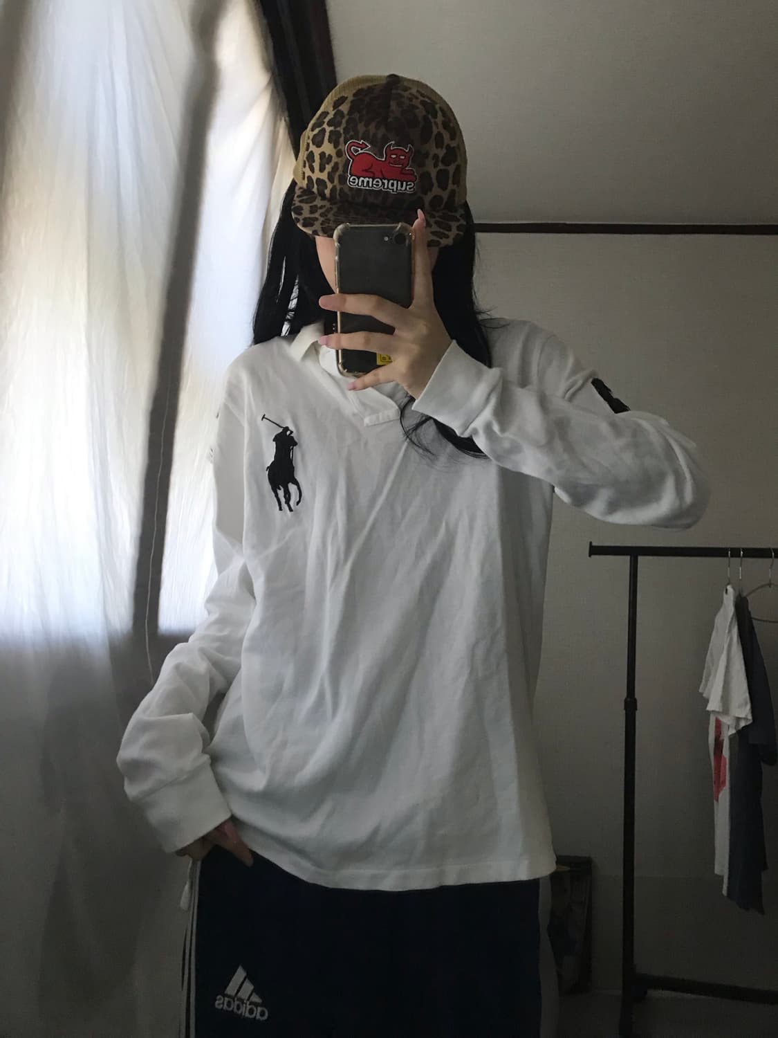 폴로 흰검 빅포니 티셔츠 상품이미지1