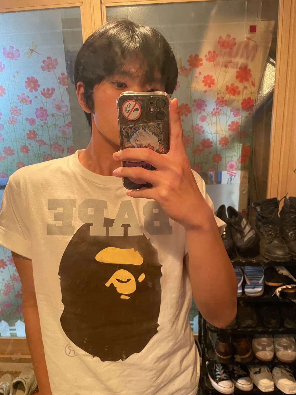 빈티지 베이프 재팬 빅로고 반팔티 M 상품이미지1