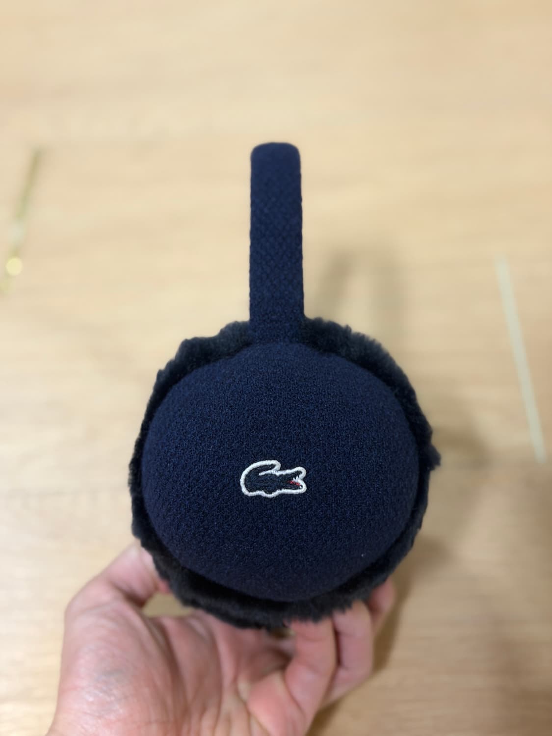 라코스테 네이비 귀마개 상품이미지2