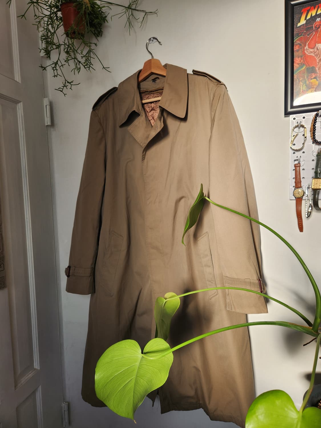 80s Sears 싱글 트렌치 코트(USAmade) 상품이미지1