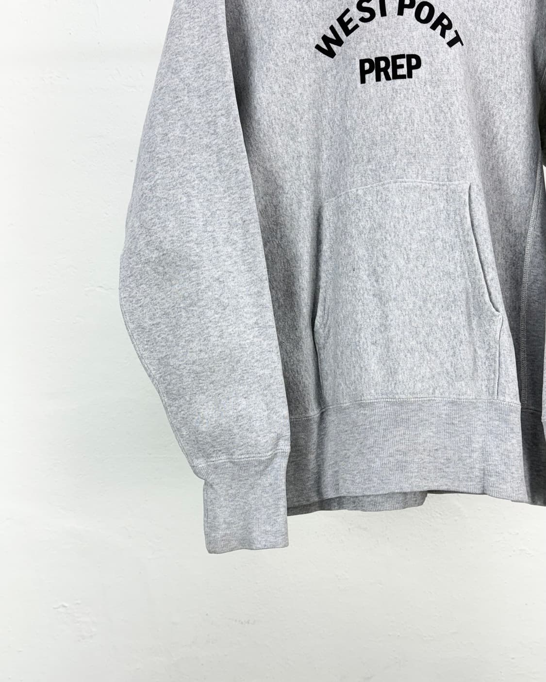 챔피온 그레이 리버스위브 웨스트 포인트 후디 스웨트 셔츠 상품이미지4