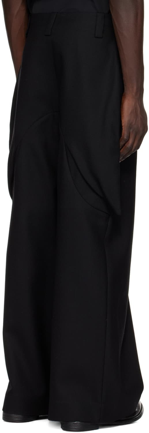 [48] 펫트리코 와이드 팬츠 블랙 상품이미지4