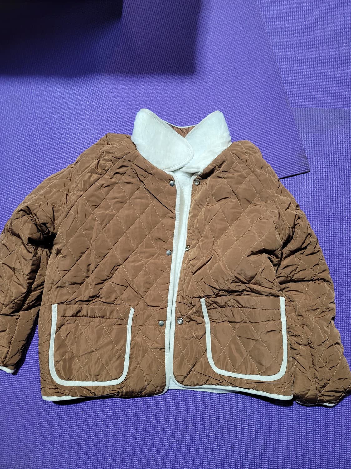 (새옷)퀄팅 클래식 누빔 자켓 44(XS)~66(M) 3벌 3만원 상품이미지6
