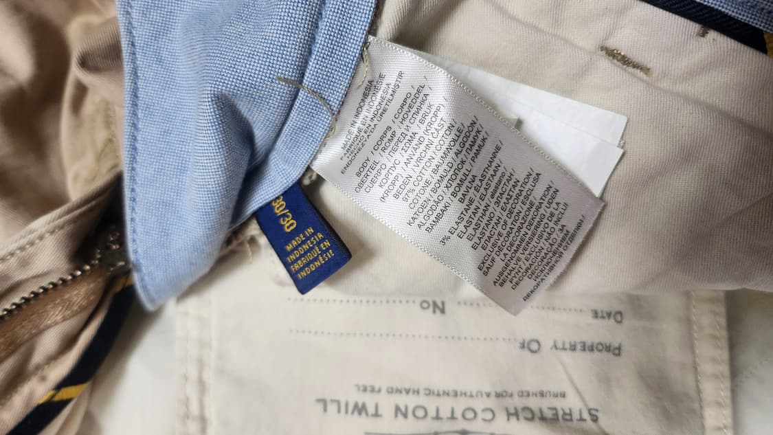 폴로 랄프로렌 패치 치노 빈티지 스타일 면바지 상품이미지7