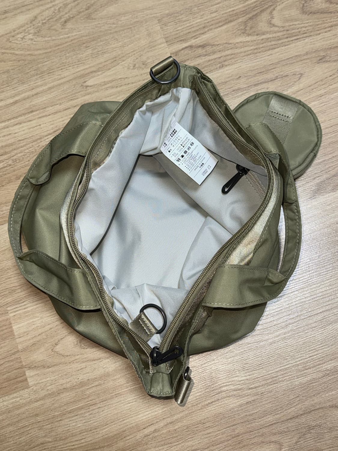 나이키 퓨추라 럭스 크로스백 토트백 카키 상품이미지4