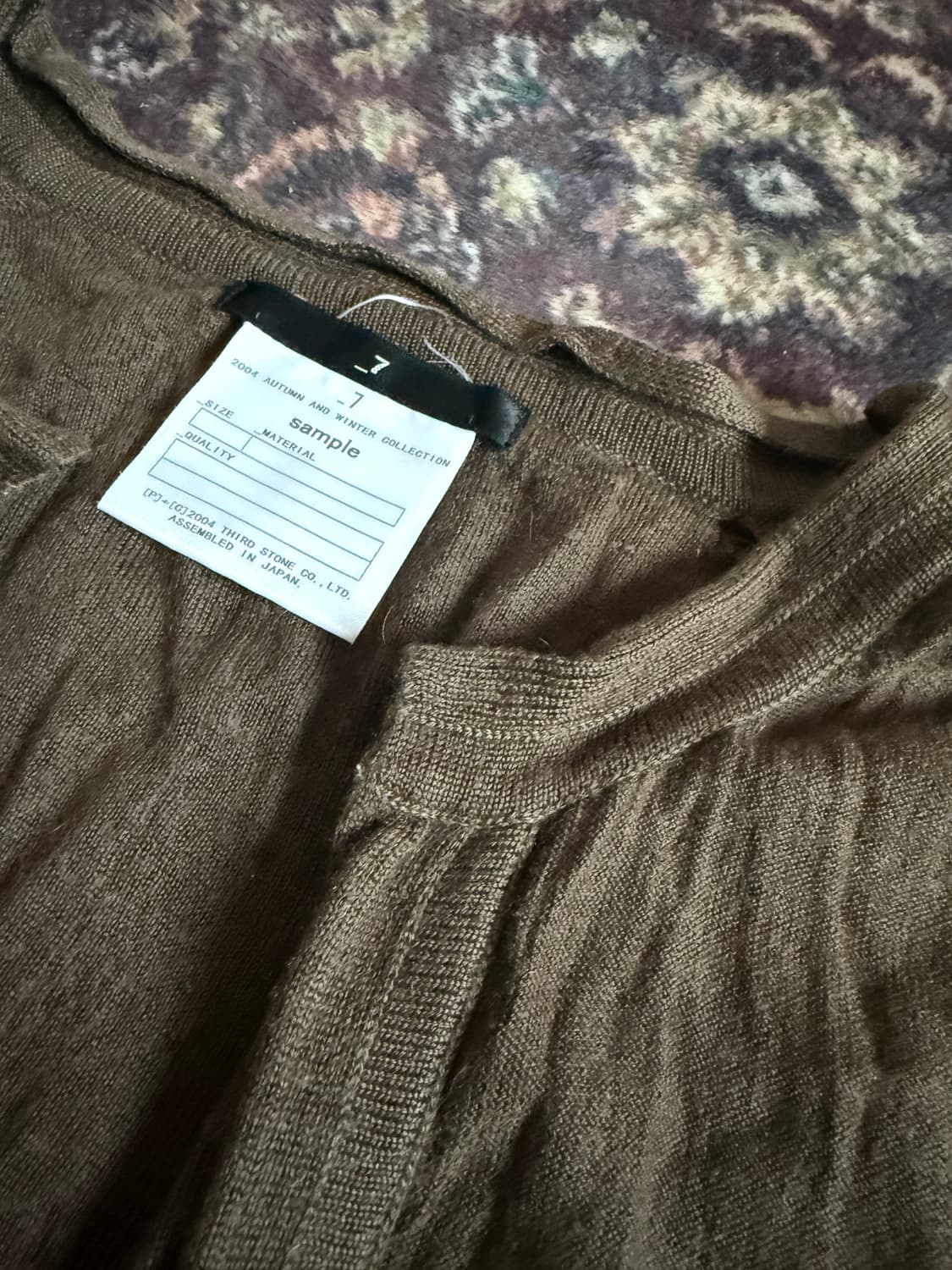 Julius 04Aw 가디건 Sample 상품이미지3