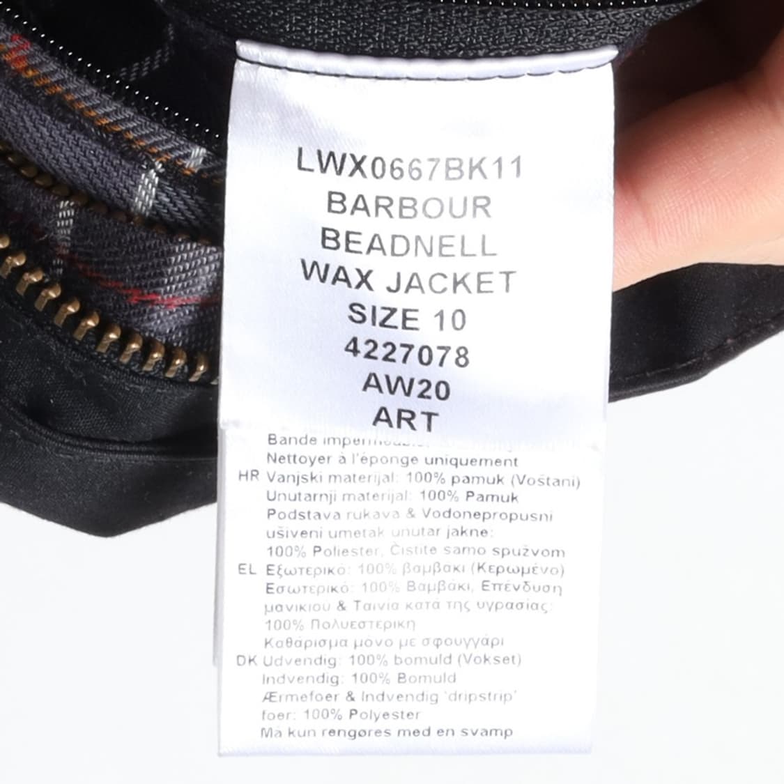 바버 Barbour Beadnell Wax Jacket 상품이미지10