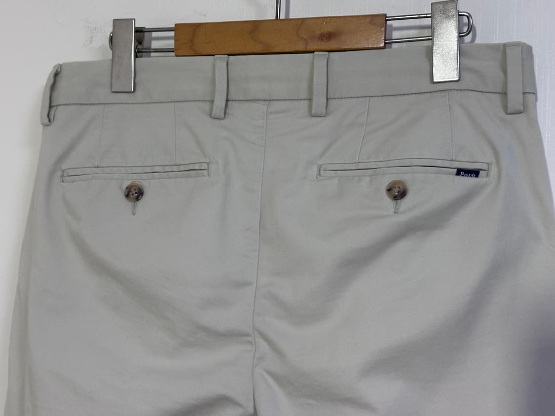 폴로랄프로렌 QR 코튼트윌 스트레치슬림핏 치노팬츠30/크림 상품이미지5