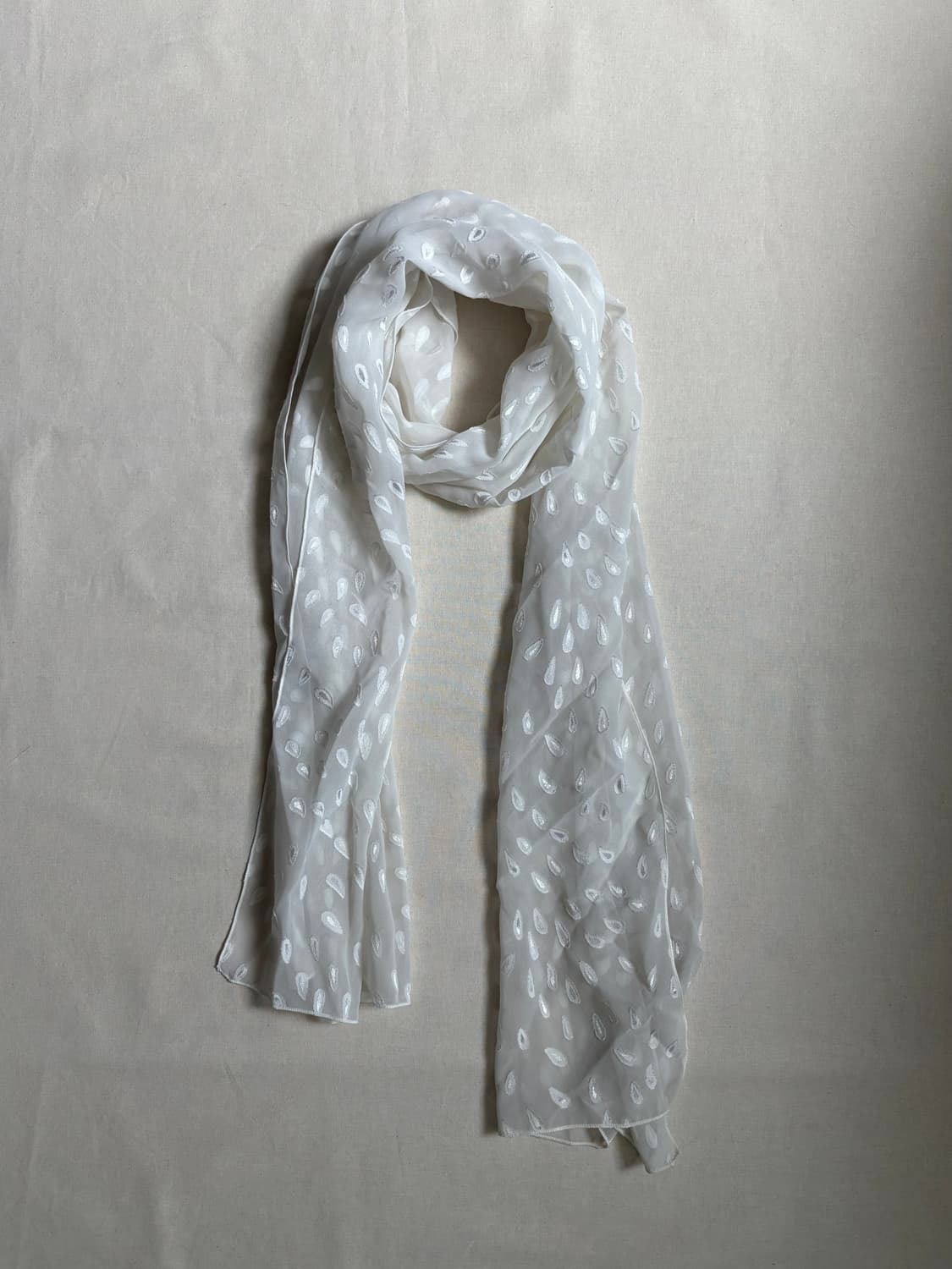 drop pattern sheer scarf 상품이미지1
