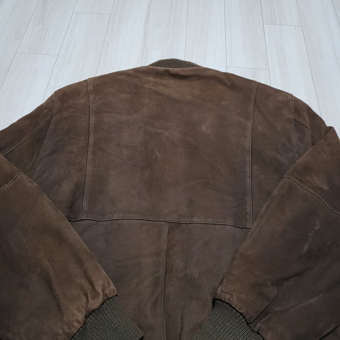 (L) 90s 라코스테 양가죽 스웨이드 봄버자켓 상품이미지10