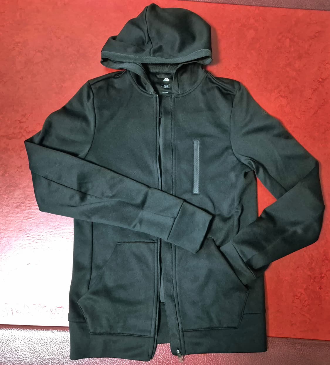 아디다스 스포츠 트레이닝 블랙 후드집업 상품이미지2