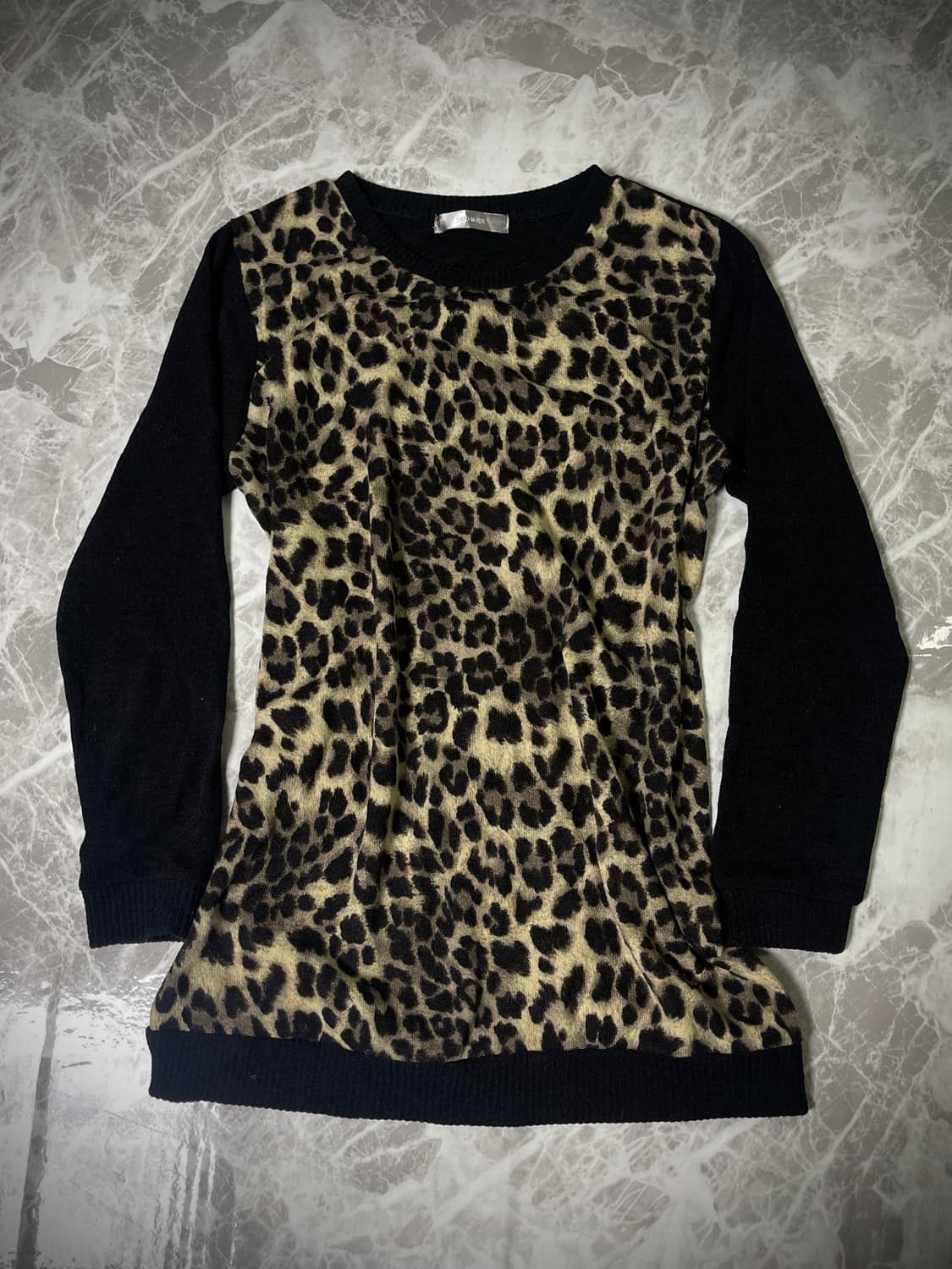 leopard round knit 상품이미지1