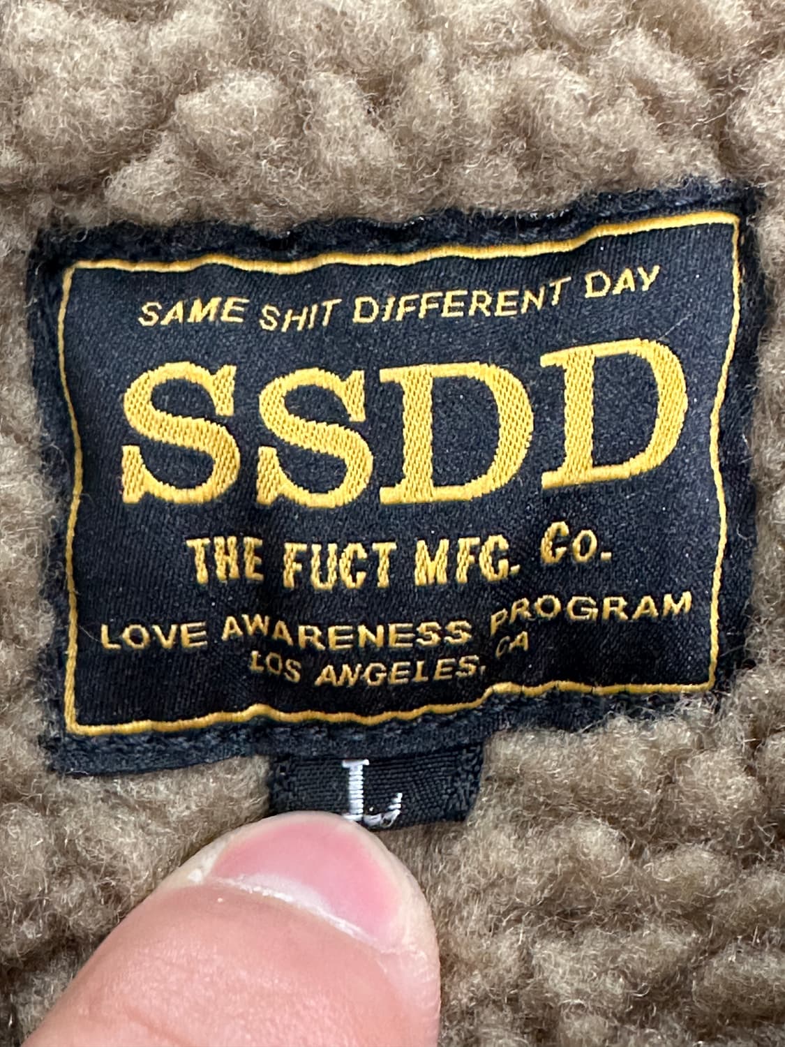 FUCT SSDD A-2 덱 자켓 L 상품이미지10