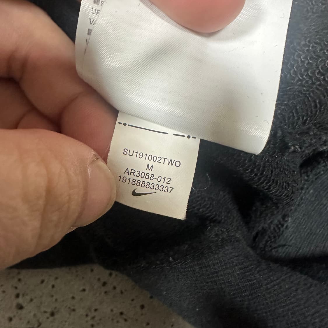 ✨ (바배) 나이키 빅스우시 블랙 맨투맨 상품이미지4