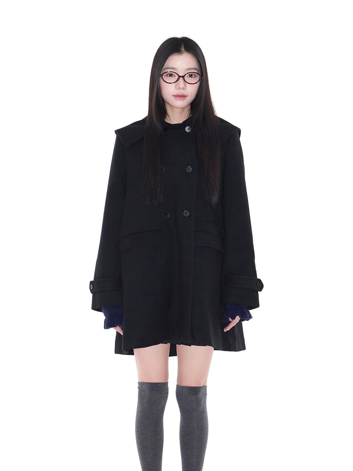 알키알카 세일러 하프코트 상품이미지1