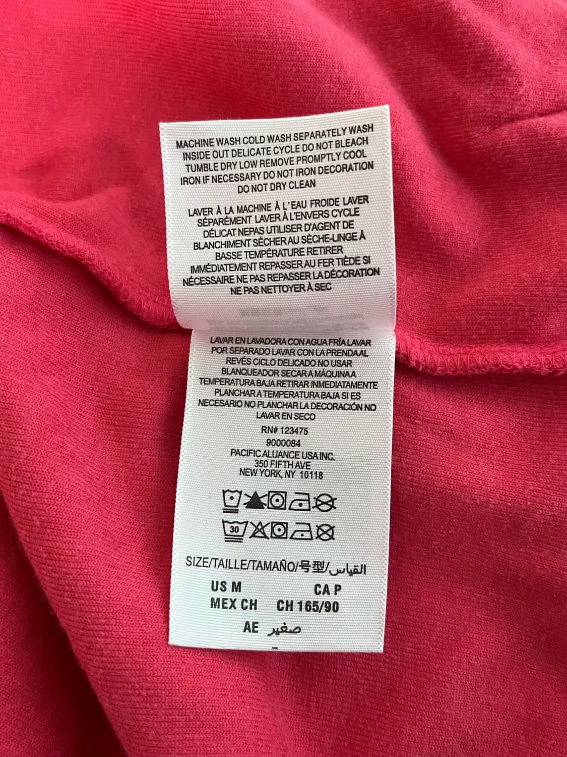 M) 쥬시꾸뛰르 벨벳 후드 집업 핑크 상품이미지7