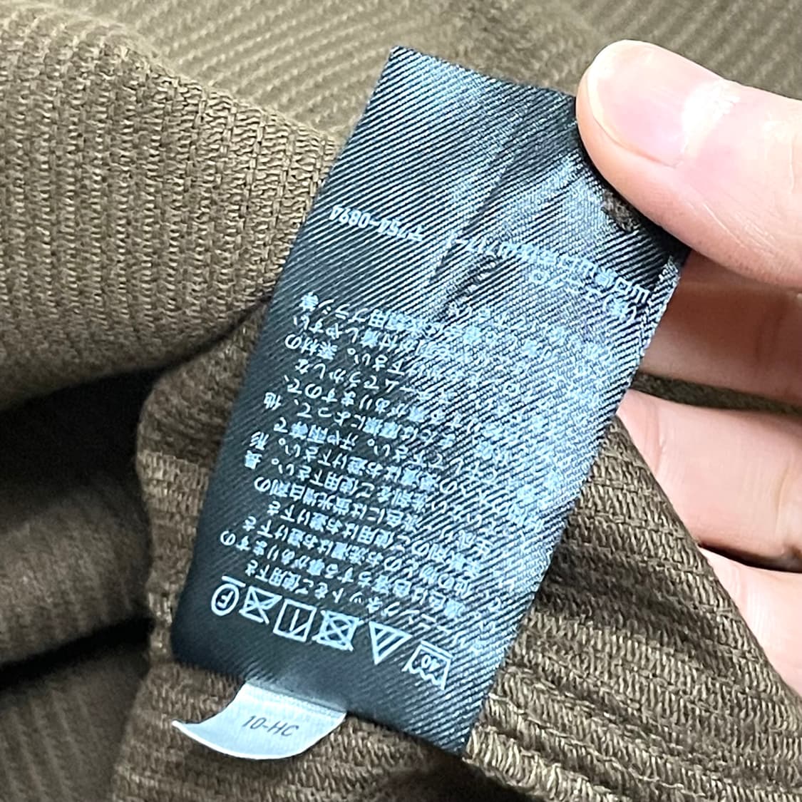 유니클로 브라운 골덴 포켓 셔츠 남성S  상품이미지5