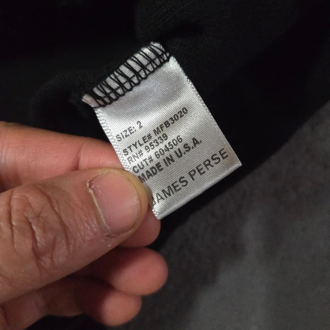 제임스펄스 헨리넥 셔츠 롱슬리브 2 블랙 상품이미지6