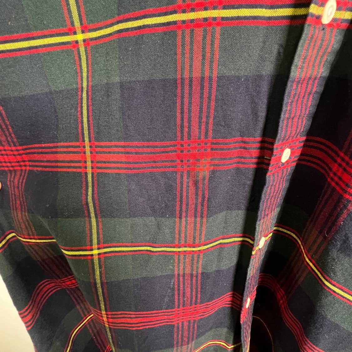 폴로 랄프로렌 체크 패턴 버튼다운 셔츠 M 상품이미지9