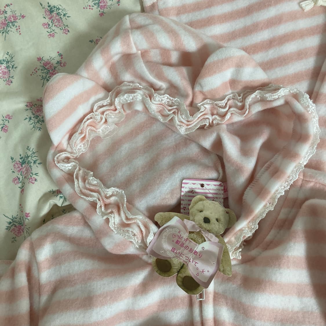 슈가돌 네코미미 홈웨어 세트 핑크 핀터레스트 갸루 리즈리사 상품이미지3