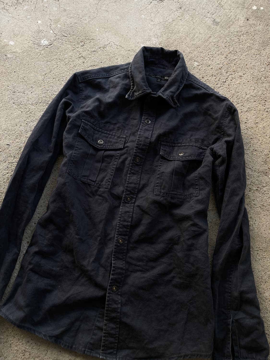 black denim shirts jacket 상품이미지2