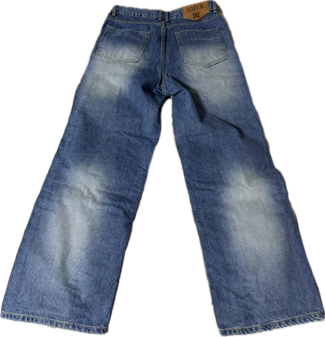 (L) 세터 디스트로이드 뉴트로 핏 데님 팬츠 레트로 블루 상품이미지3