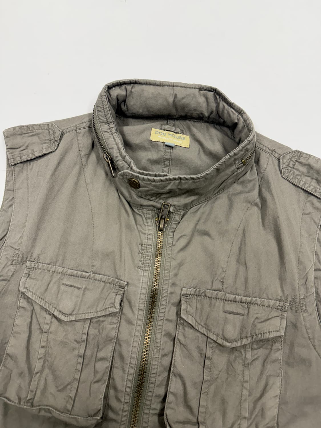 DOG HOUSE 코튼 밀리터리 필드 베스트 상품이미지2