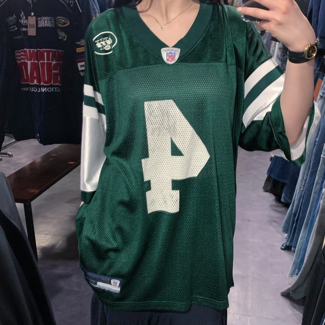 [IM] NFL X REEBOK 뉴욕 제츠 FAVRE No.4 그린 상품이미지4