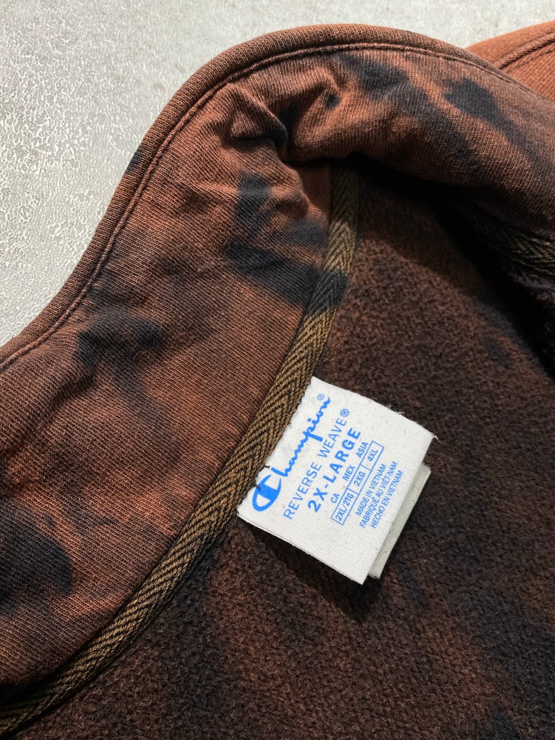 [XXL] Champion 챔피온 리버스위브 타이다이 하프집업 풀오버 상품이미지7